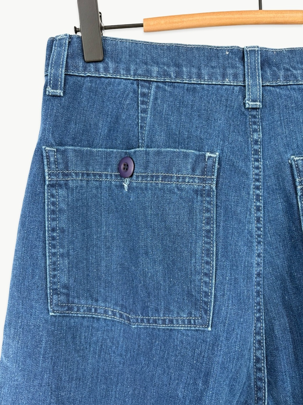 DÔEN Rainer Jean Size 28 in Sainte Croix Wash Wide Leg 100% Cotton NWT - Picture 10 of 15
